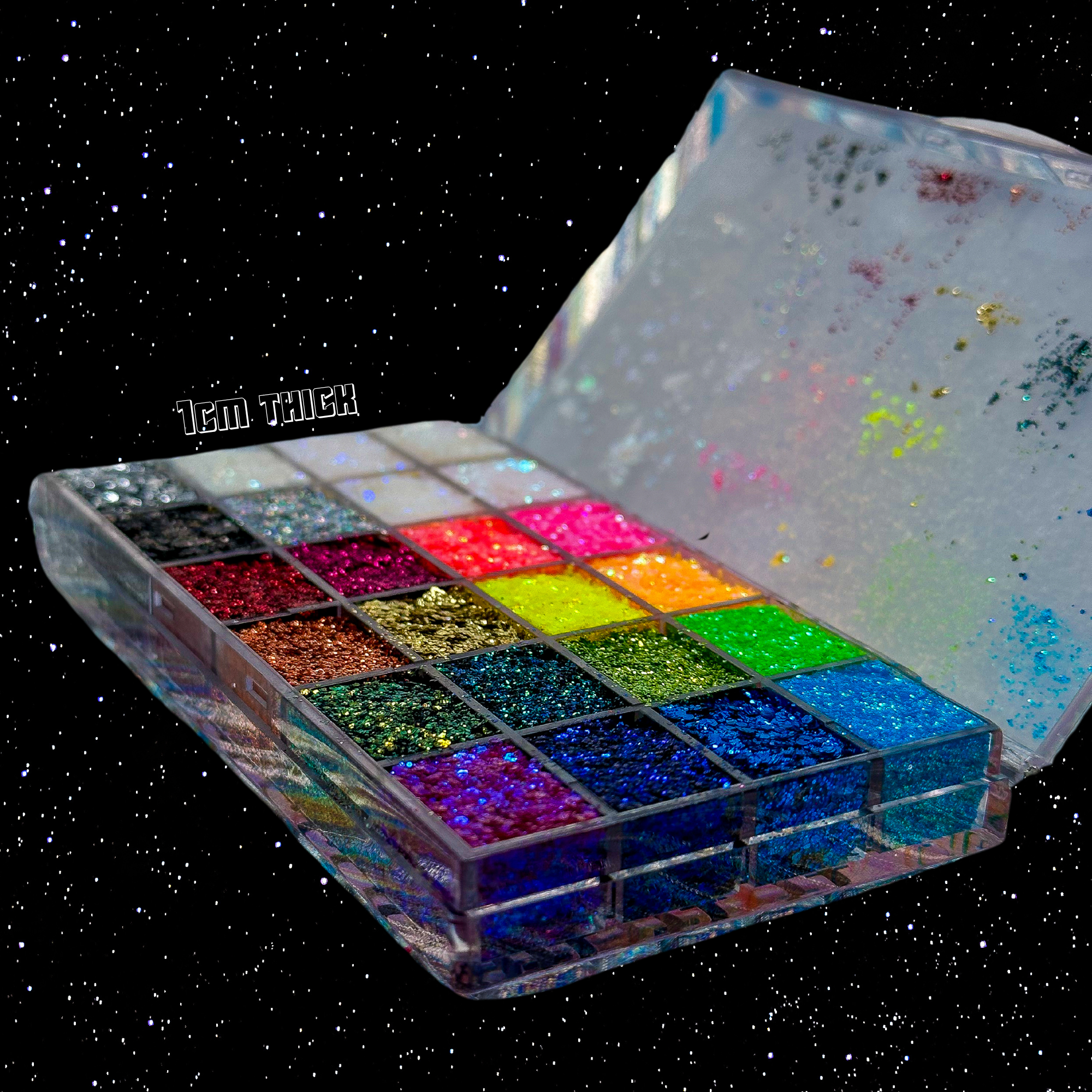 Across the Glitterverse - Mini 24-Color Glitter Palette