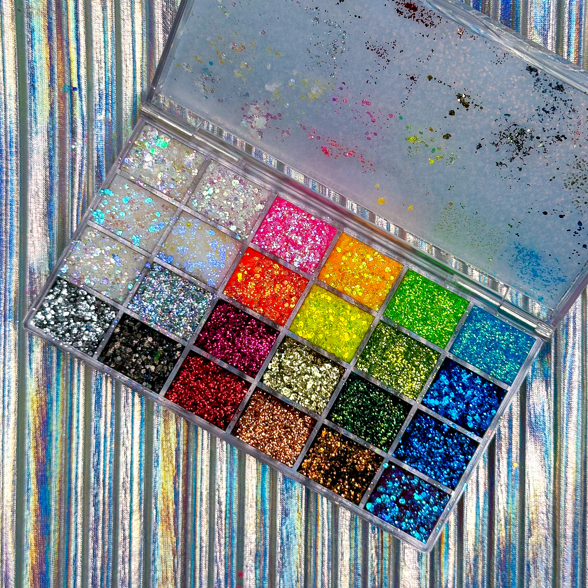 Across the Glitterverse - Mini 24-Color Glitter Palette