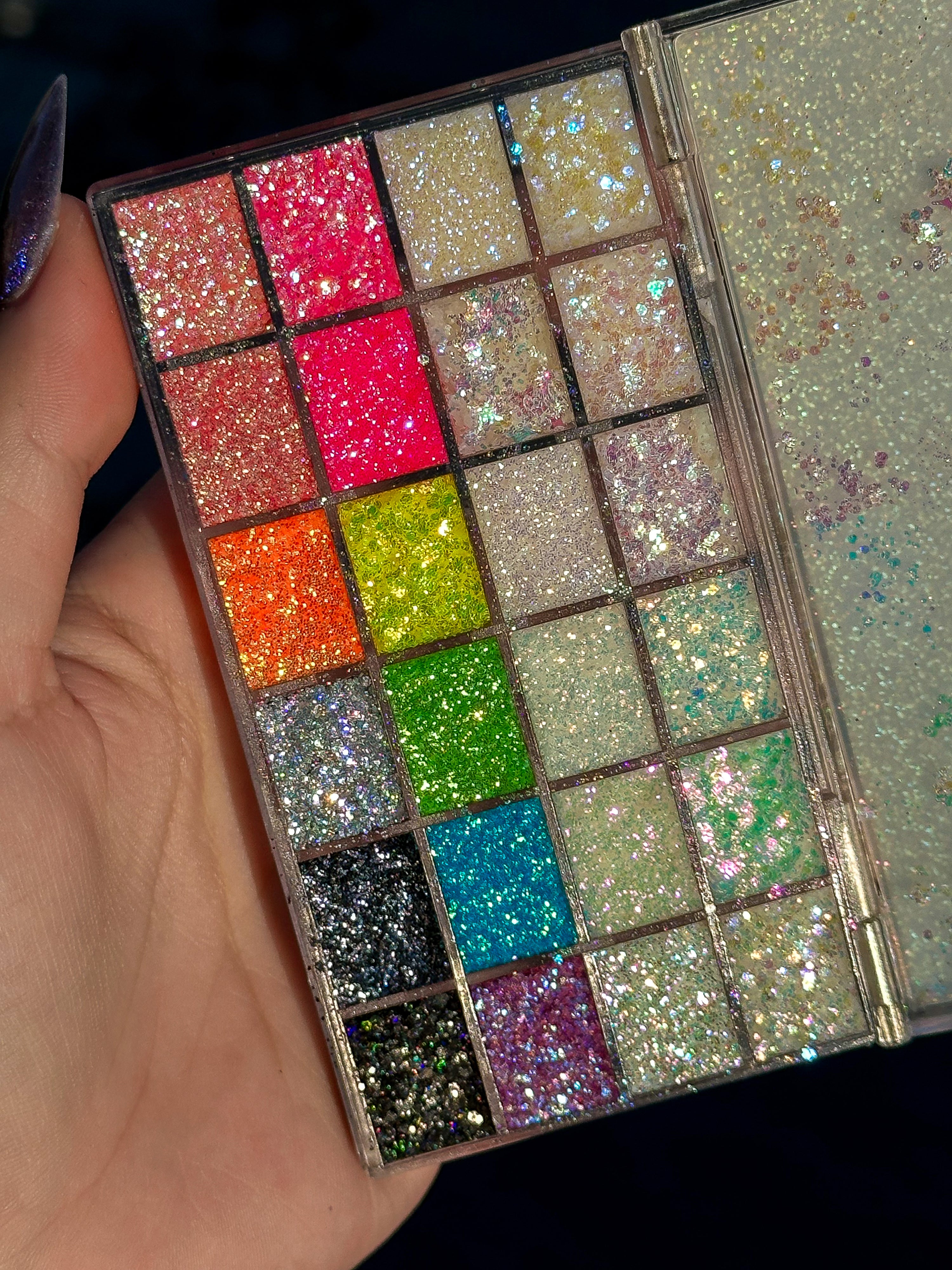 Across the Glitterverse - Mini 24-Color Glitter Palette