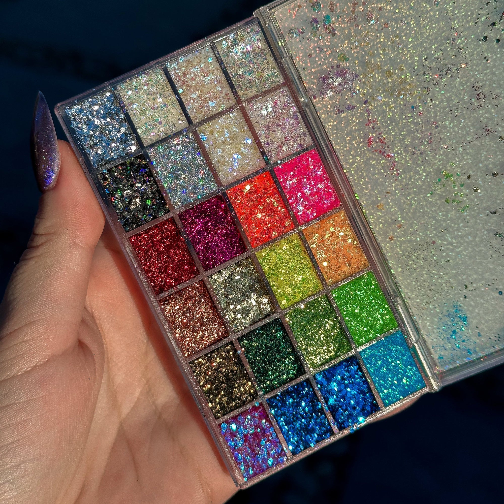 Across the Glitterverse - Mini 24-Color Glitter Palette
