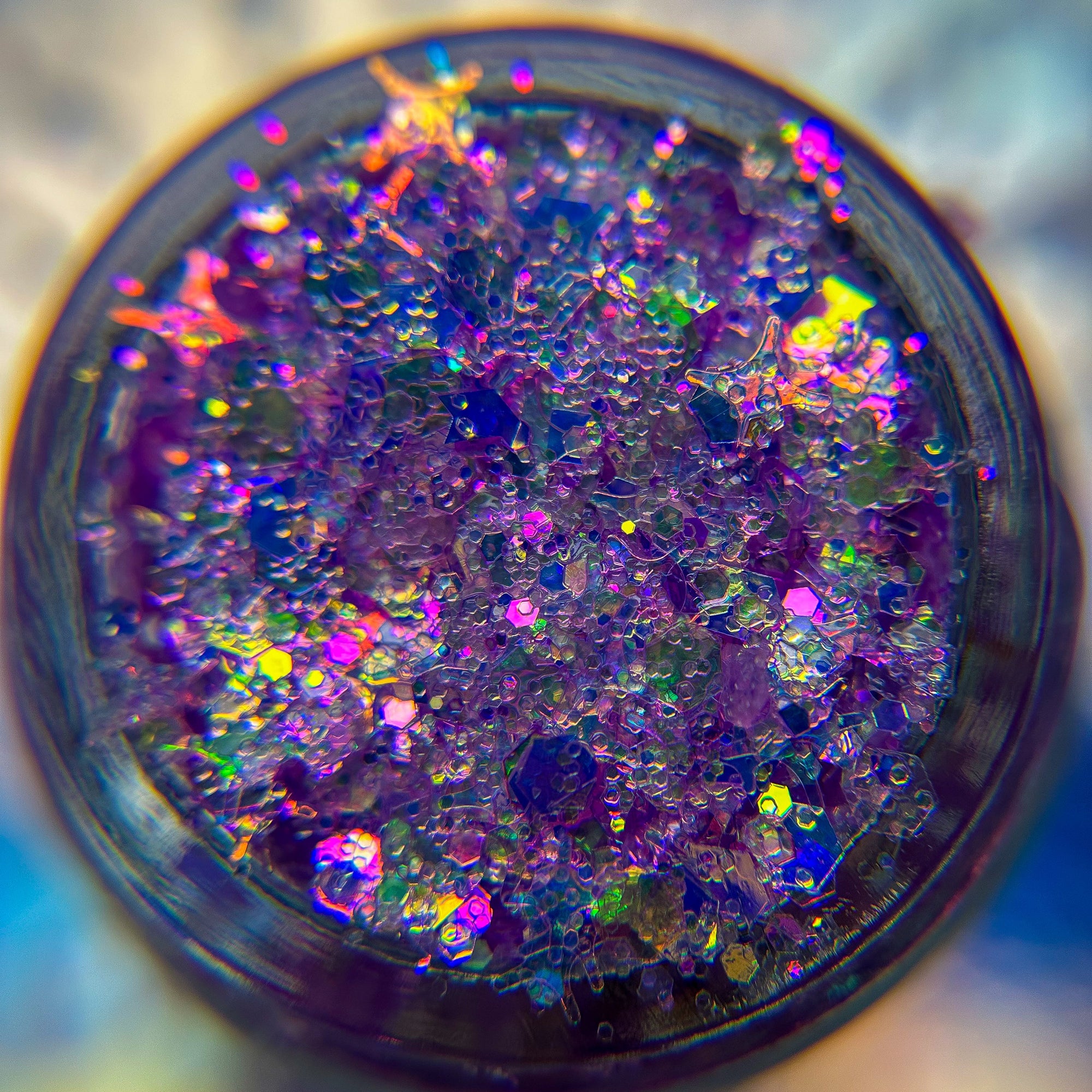 Spaced Out Glitter Gel