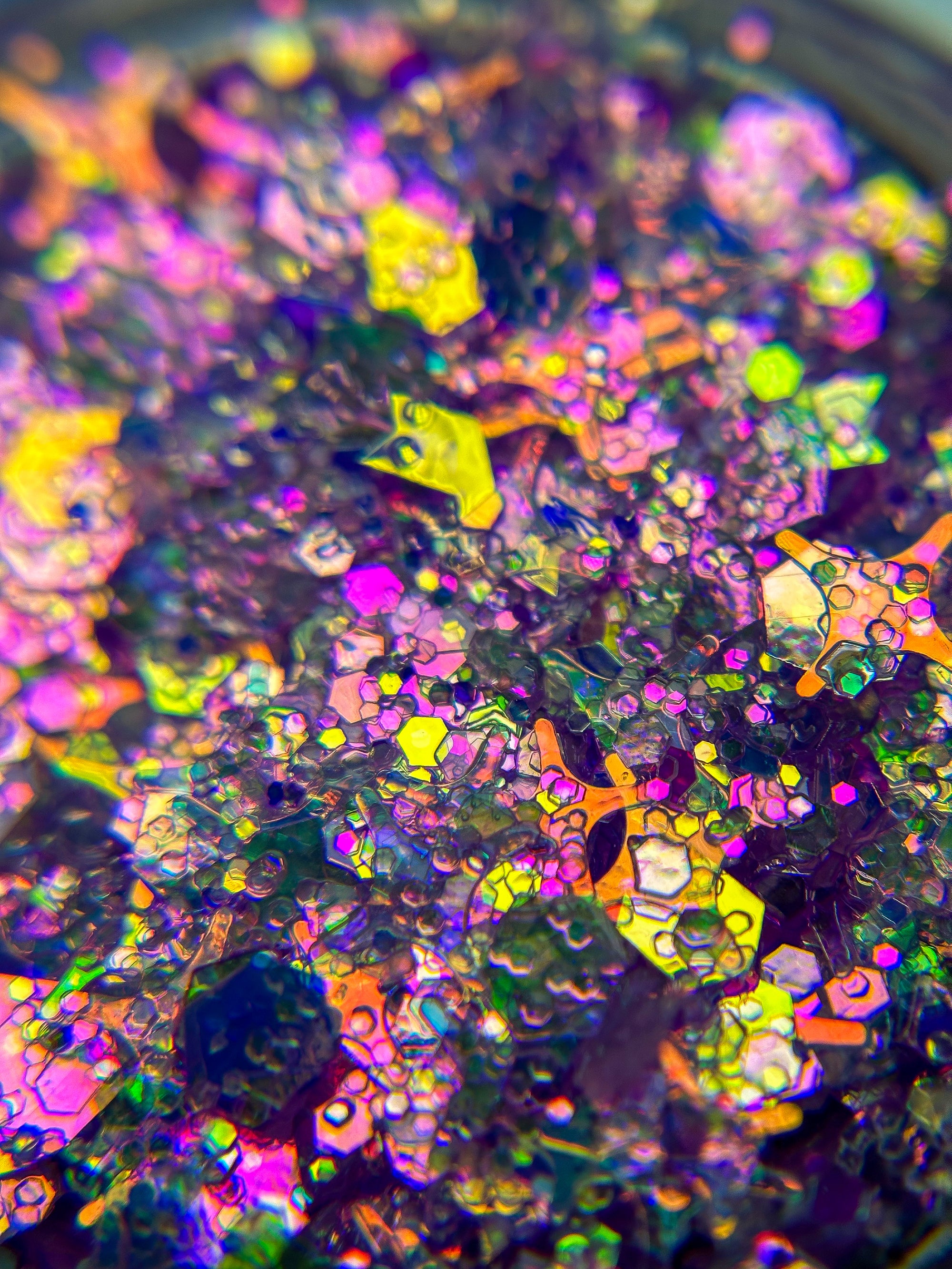 Spaced Out Glitter Gel