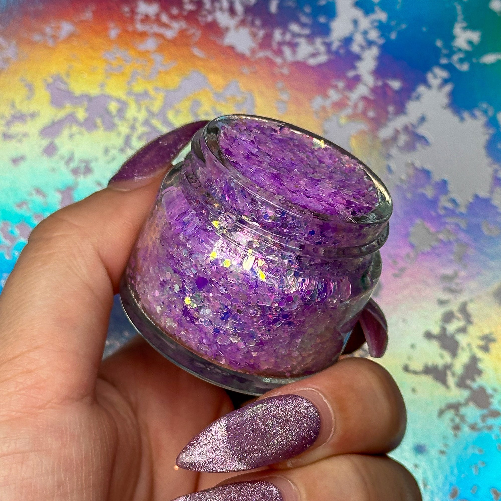 Spaced Out Glitter Gel