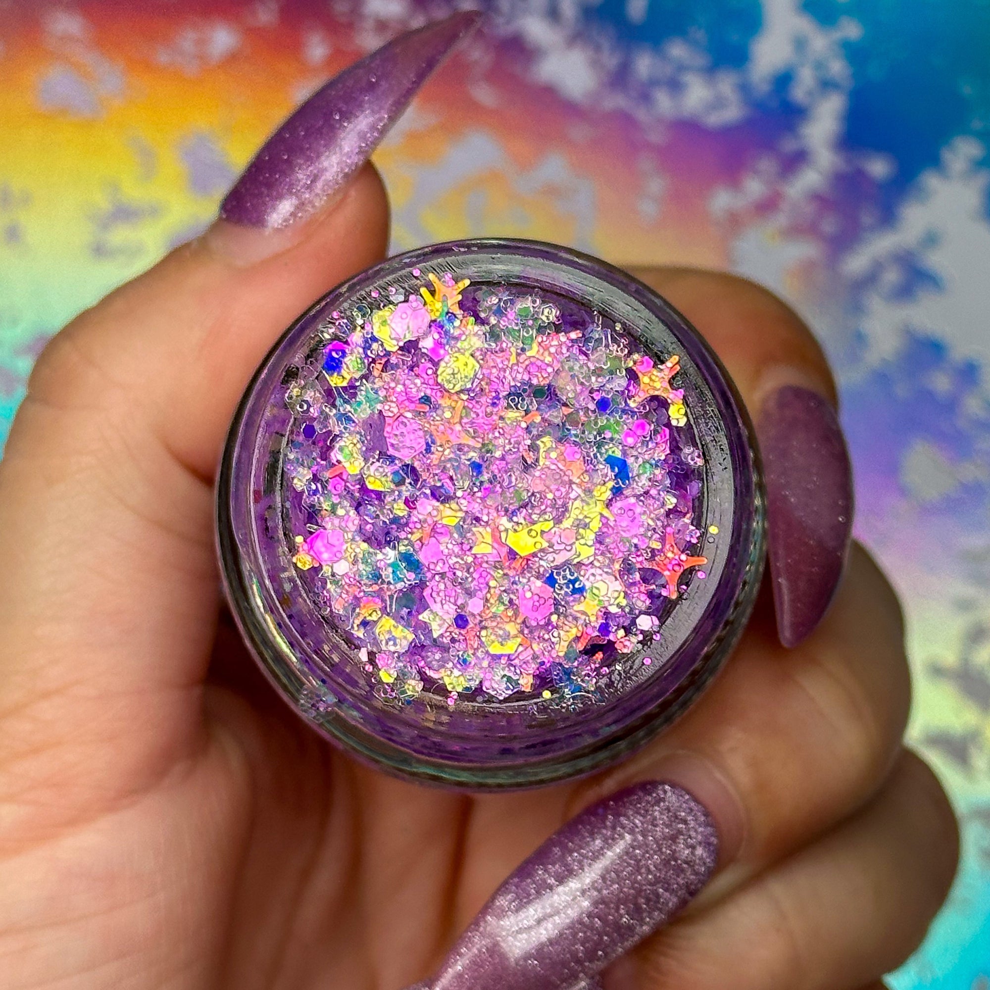 Spaced Out Glitter Gel