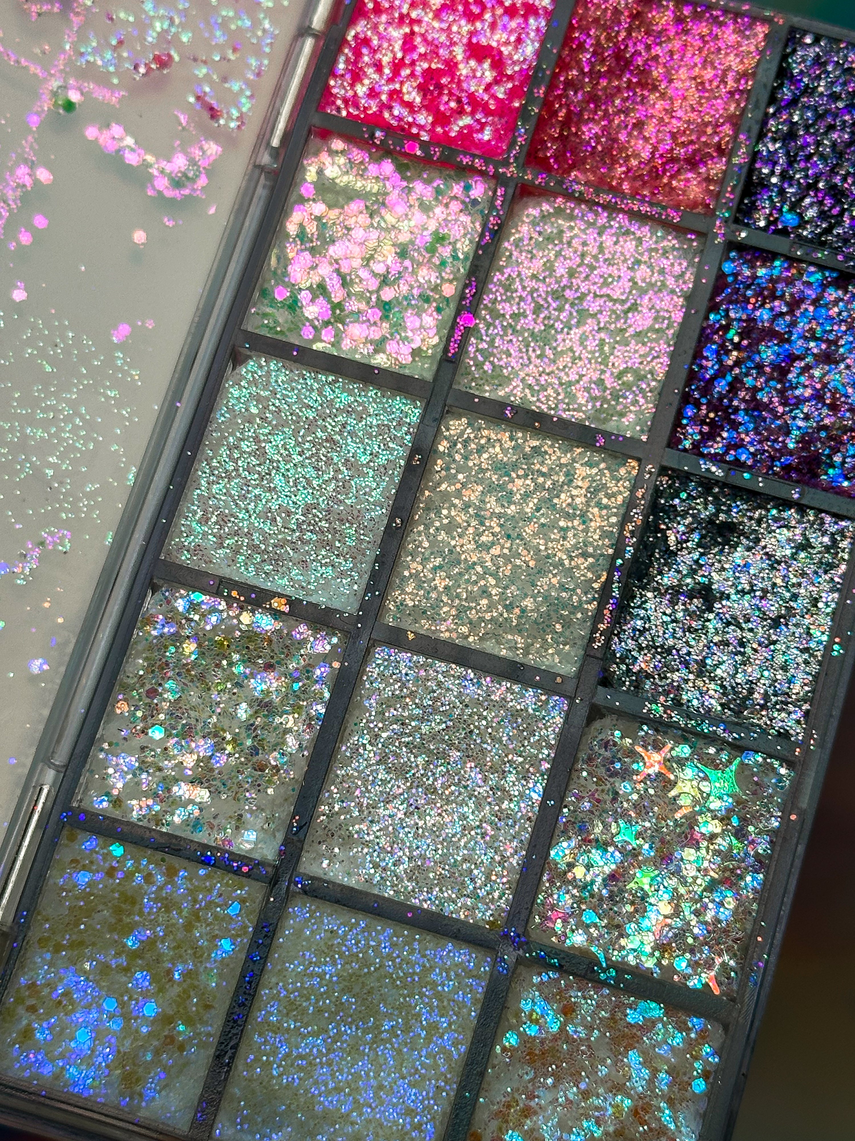 Custom Mini Glitter Palette (15 colors)