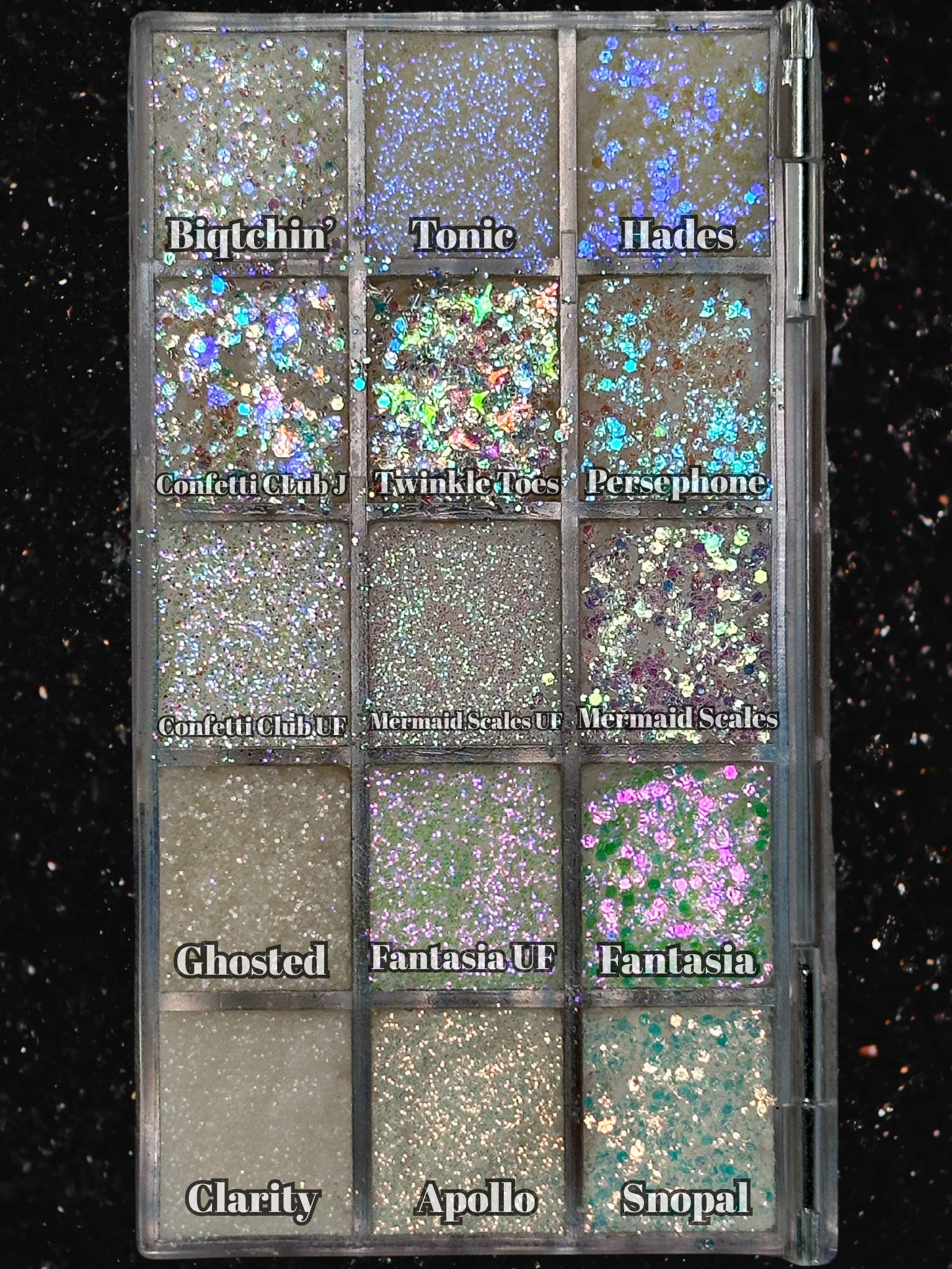 Diamond Skin - Mini 15 Color Glitter Palette