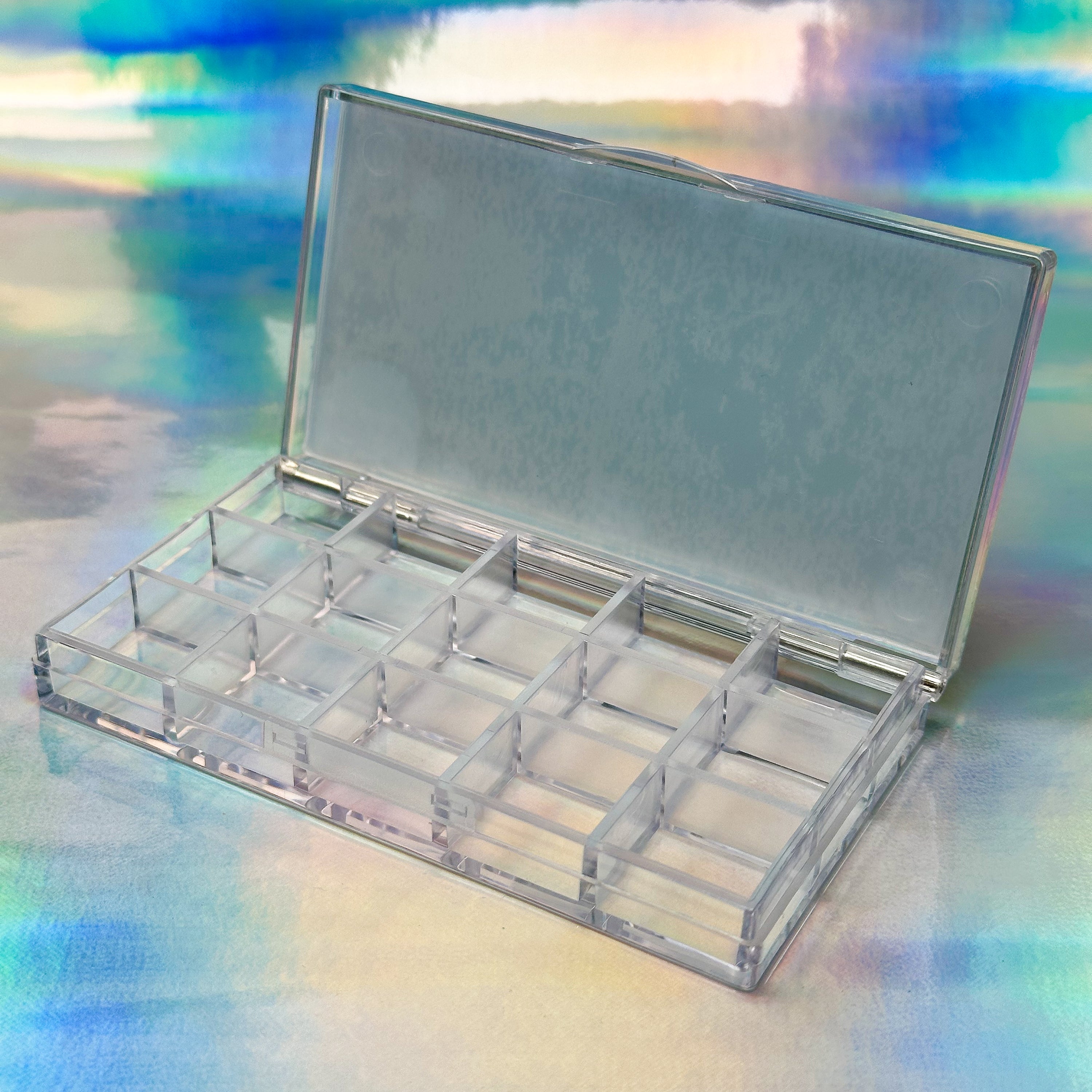Empty Mini Palette – Travel-Friendly Makeup Case (15 wells)