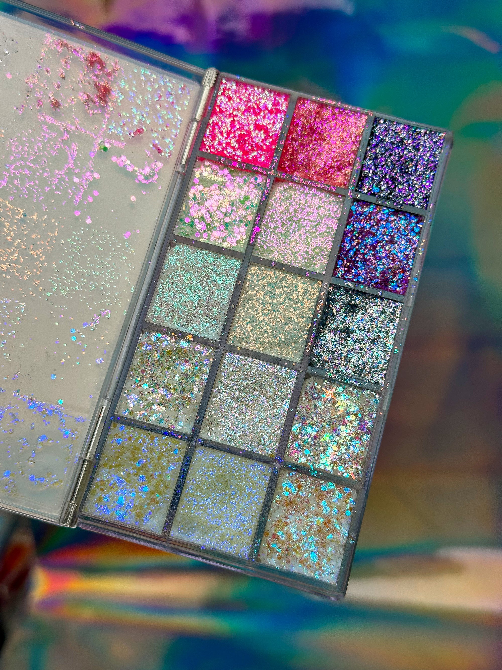 Custom Mini Glitter Palette (15 colors)