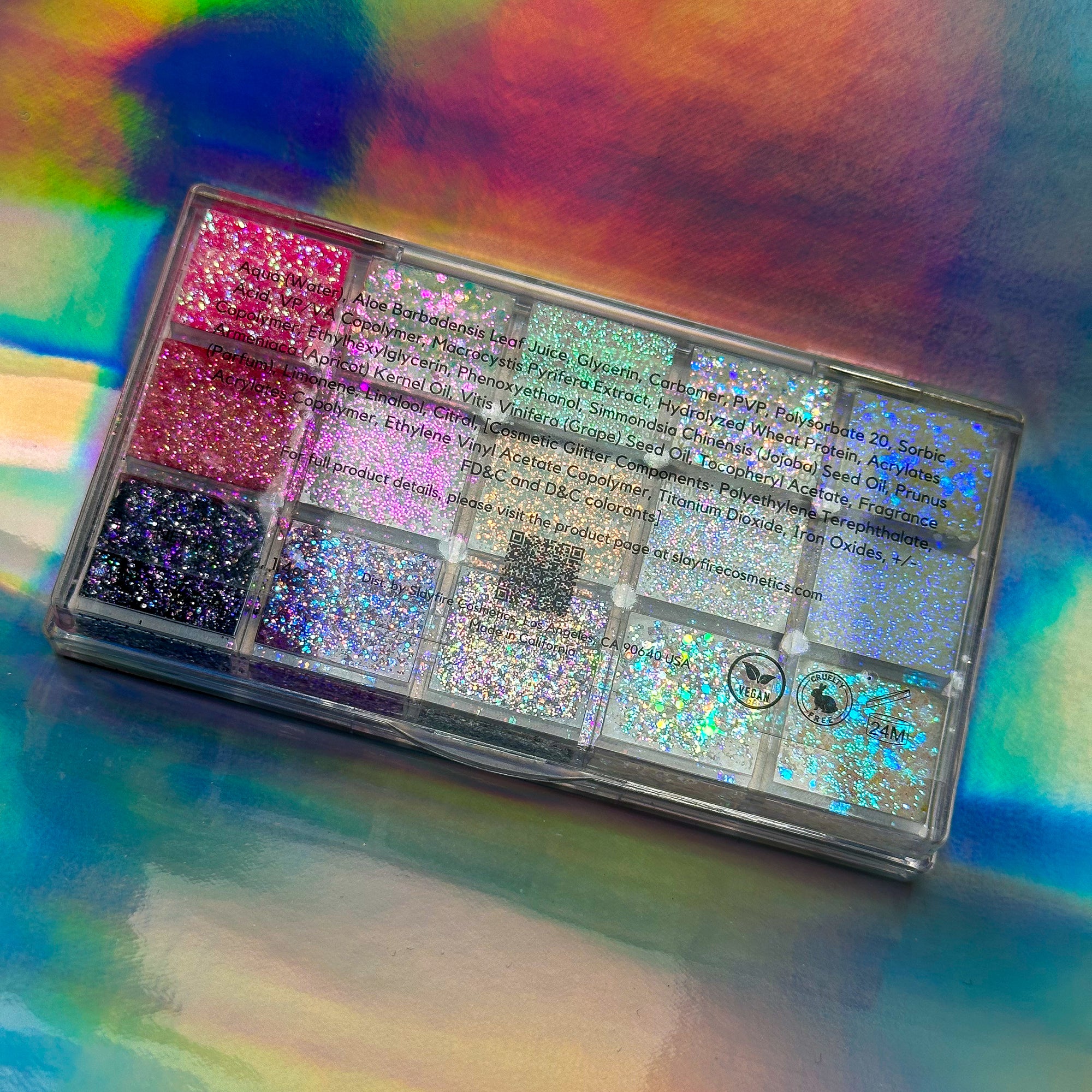 Custom Mini Glitter Palette (15 colors)