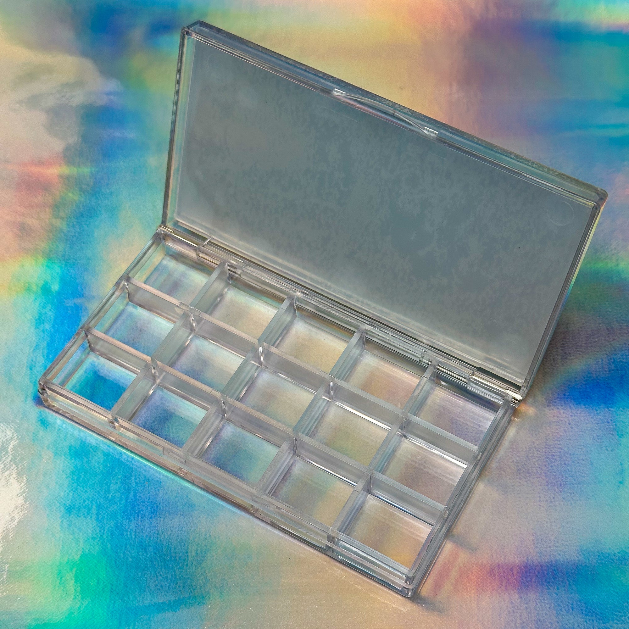 Empty Mini Palette – Travel-Friendly Makeup Case (15 wells)
