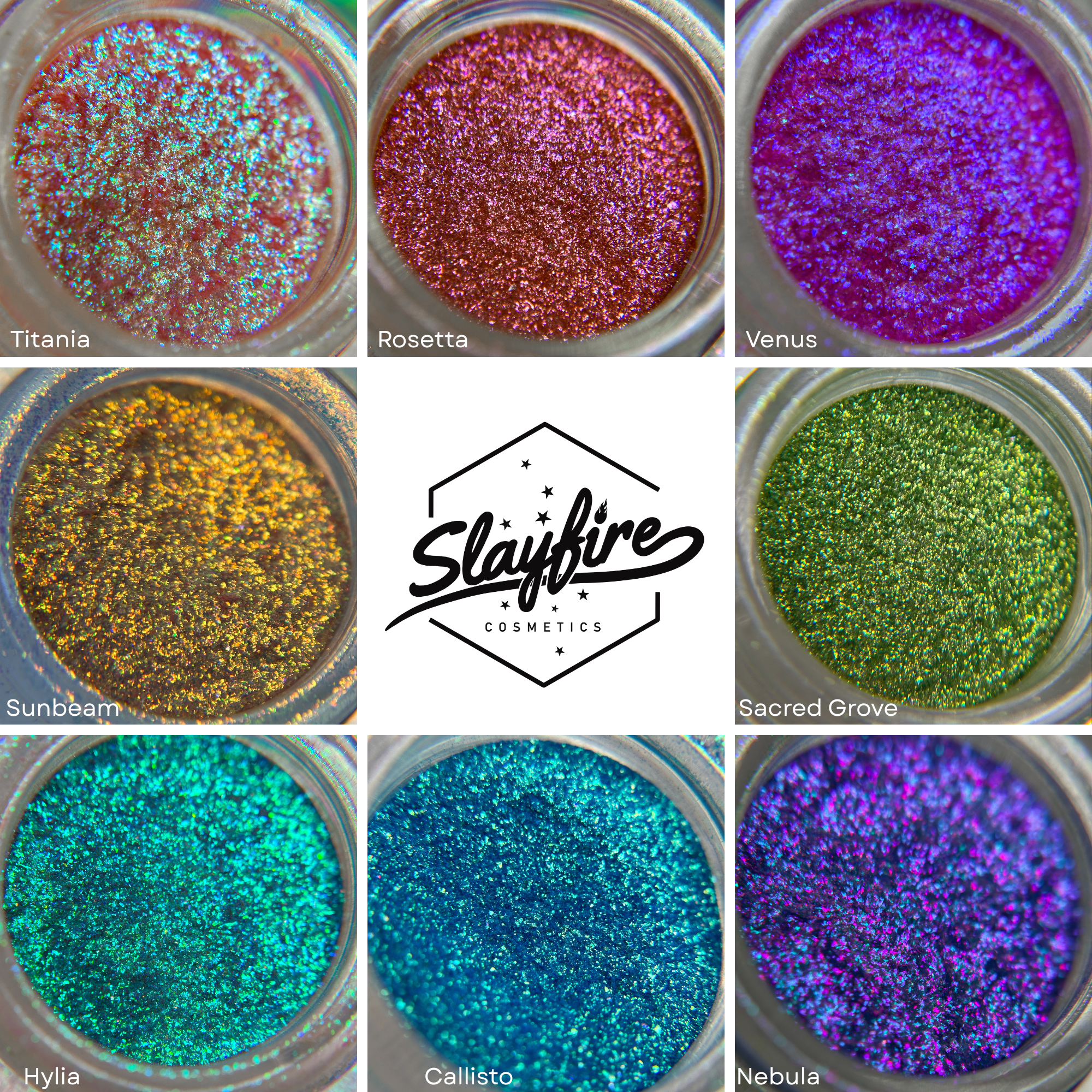 Chromatic Iridescent Loose Pigment Bundle (8 Shades)