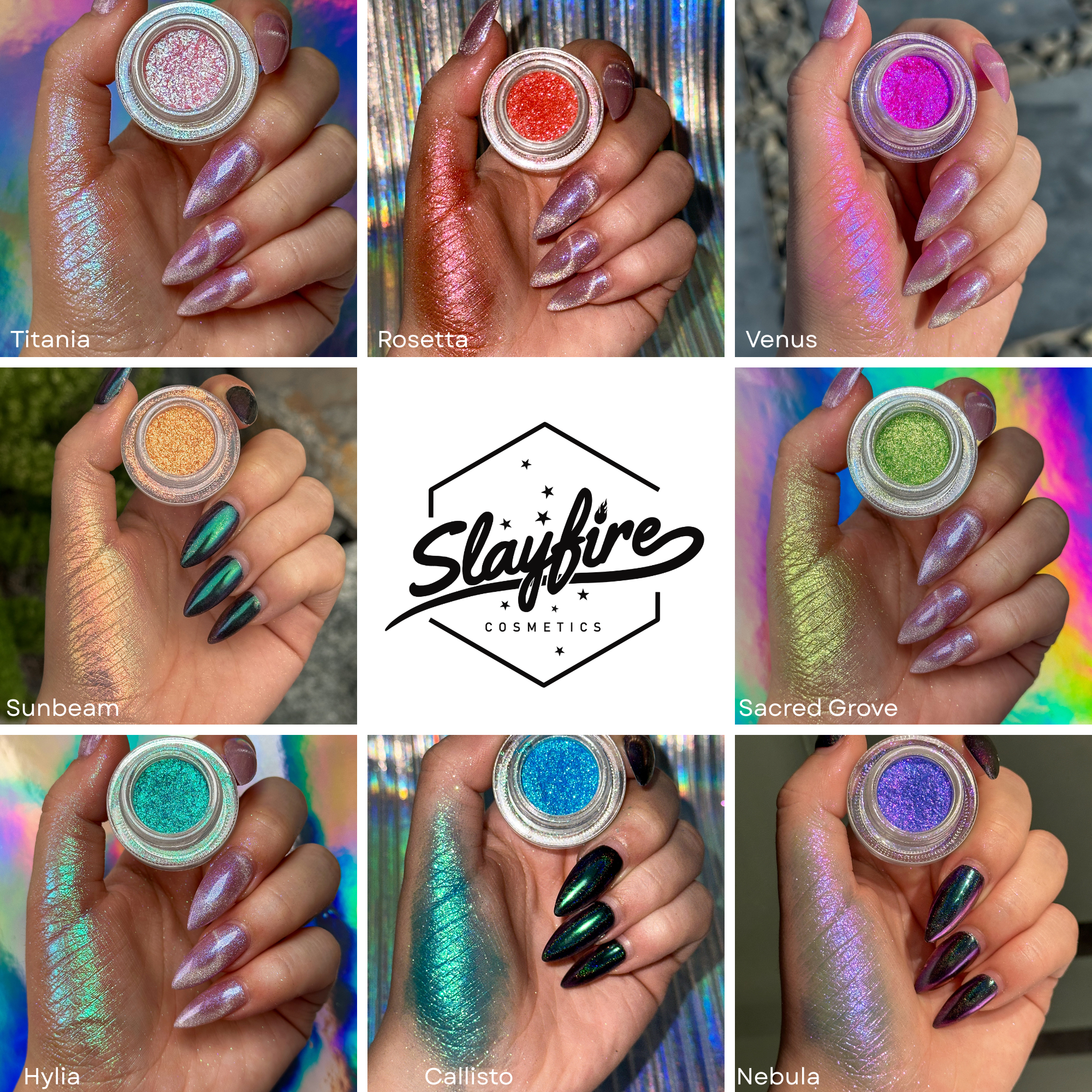 Chromatic Iridescent Loose Pigment Bundle (8 Shades)