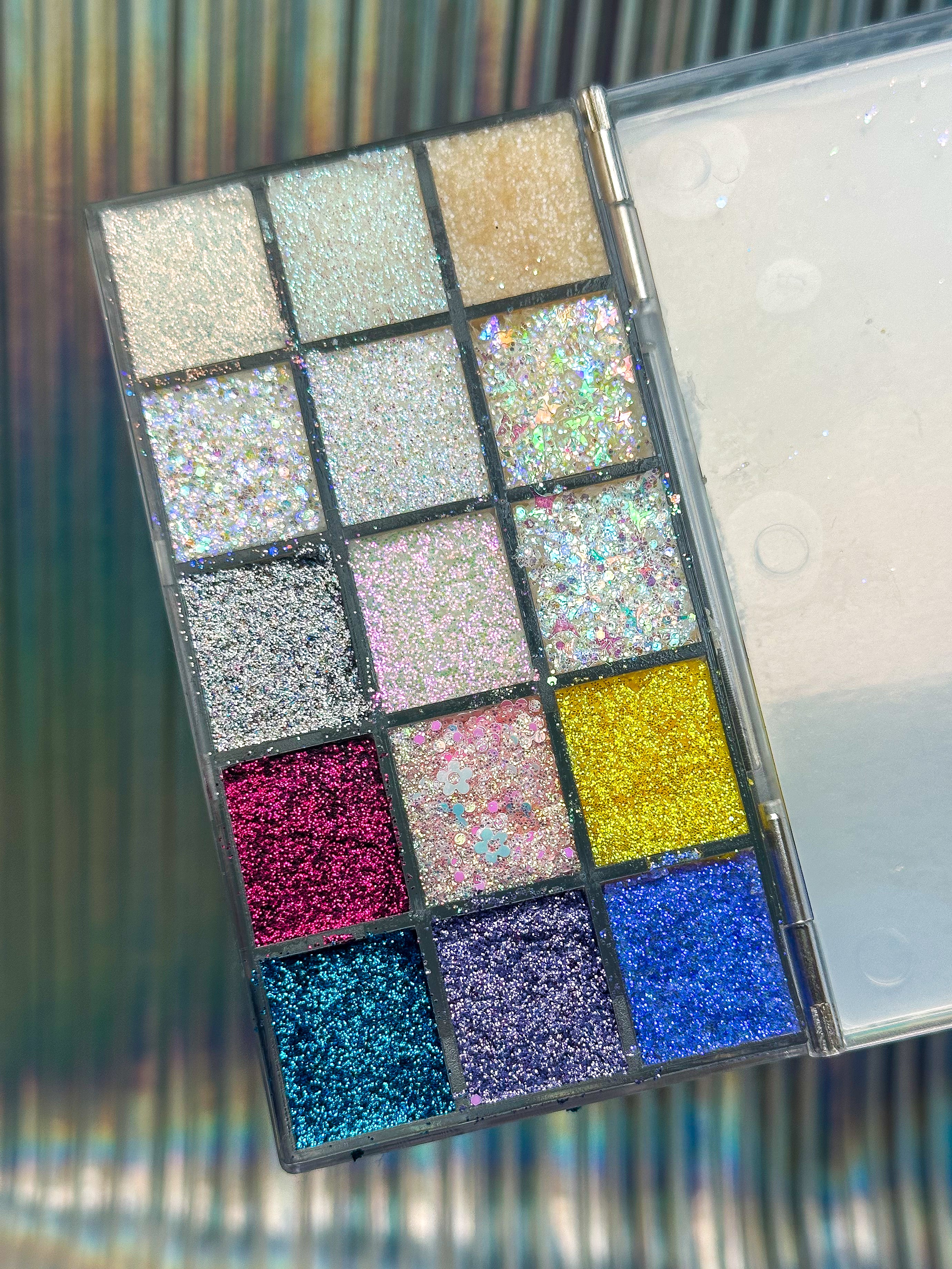 Custom Mini Glitter Palette (15 colors)