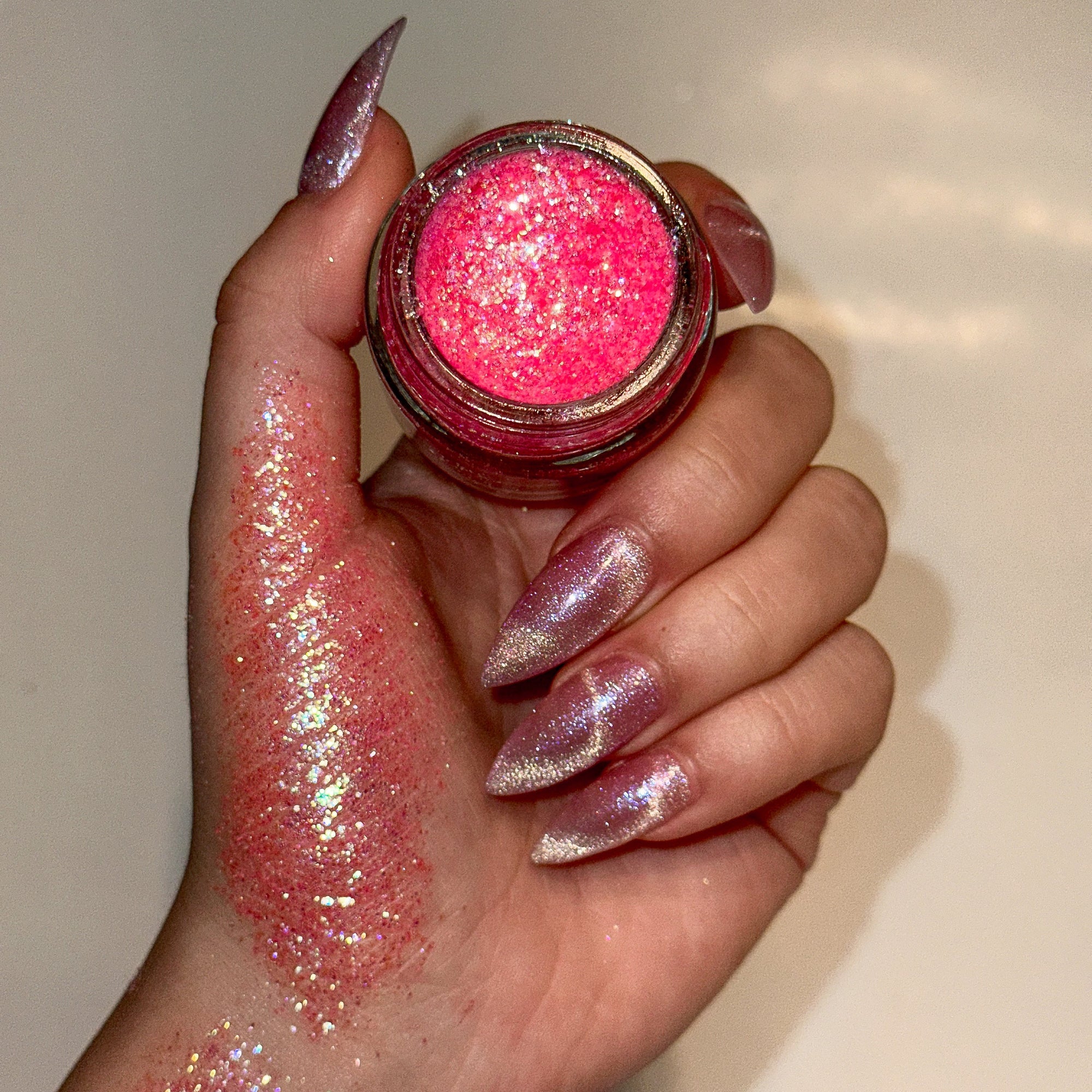 Pinky Pie Glitter Gel