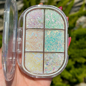 Mini Diamond Skin - Glitter Gel Pocket Palette (6 colors)