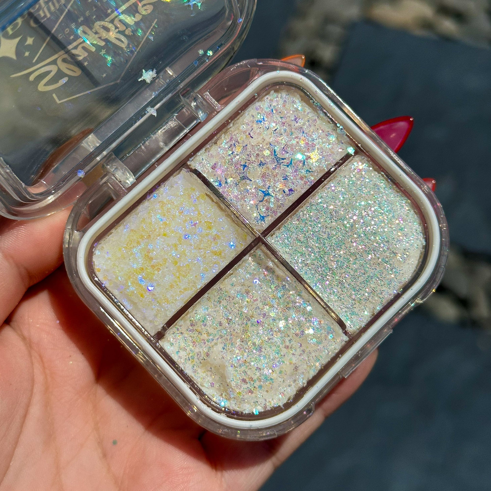 Mini Diamond Skin - Glitter Gel Pocket Palette (4 colors)