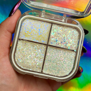 Mini Diamond Skin - Glitter Gel Pocket Palette (4 colors)
