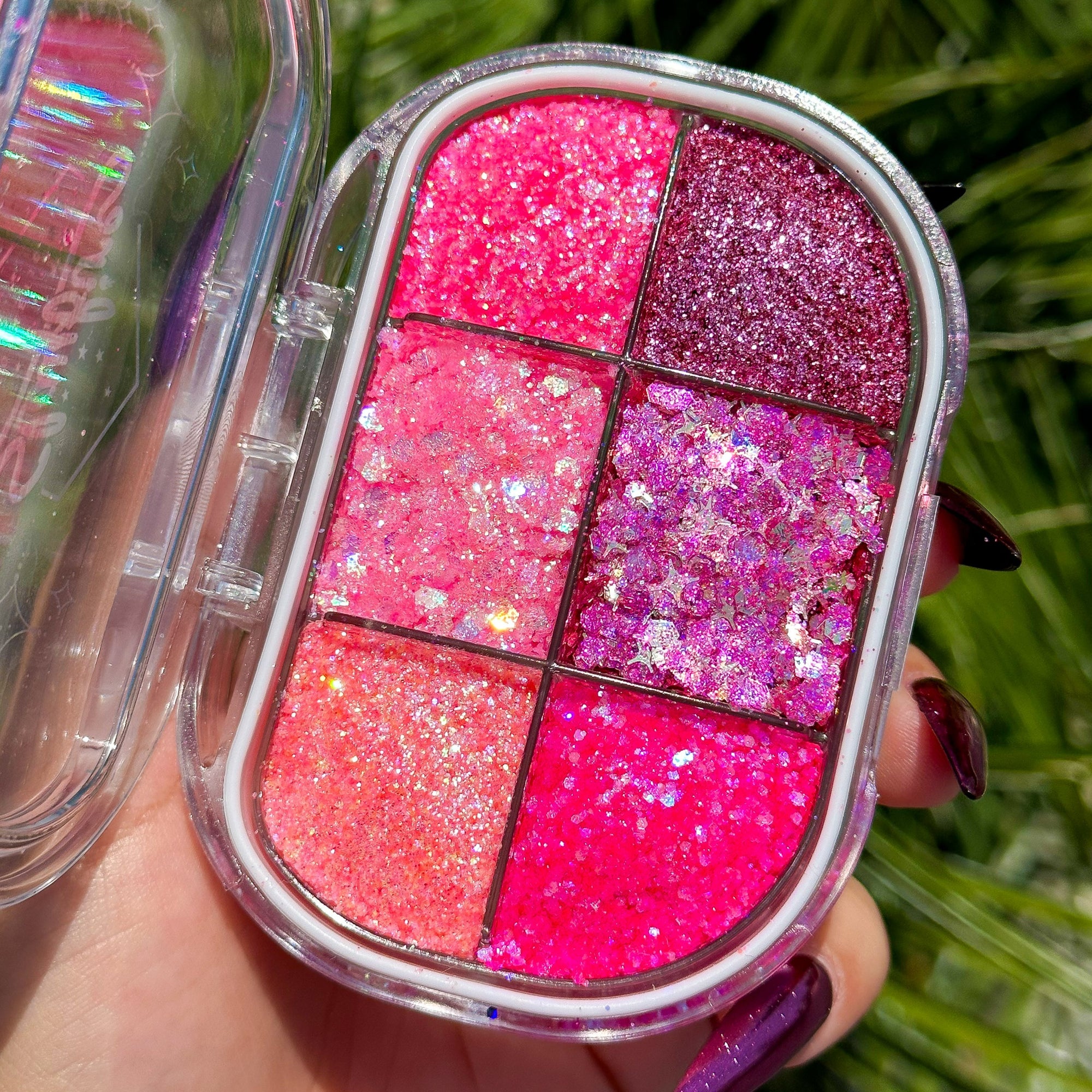 Think Pink - Glitter Gel Pocket Palette (6 colors)