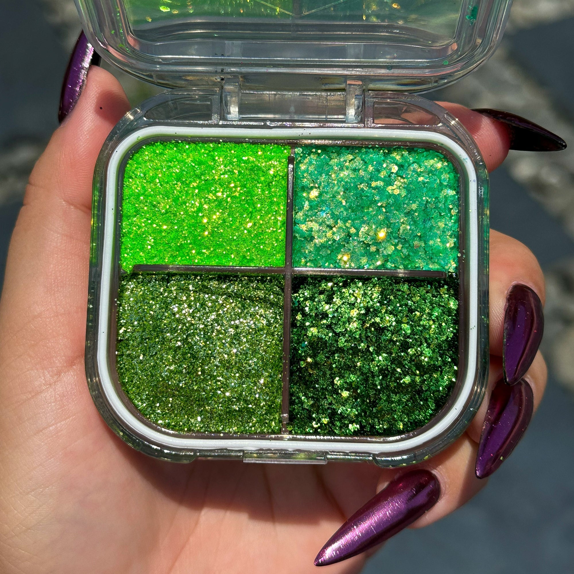 Green Means Glow! - Glitter Gel Pocket Palette