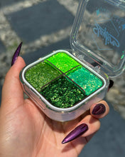 Load image into Gallery viewer, Green Means Glow! - Glitter Gel Pocket Palette
