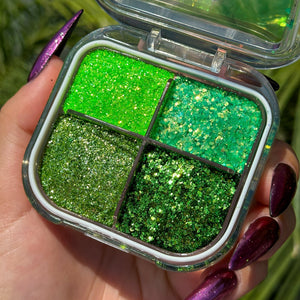 Green Means Glow! - Glitter Gel Pocket Palette