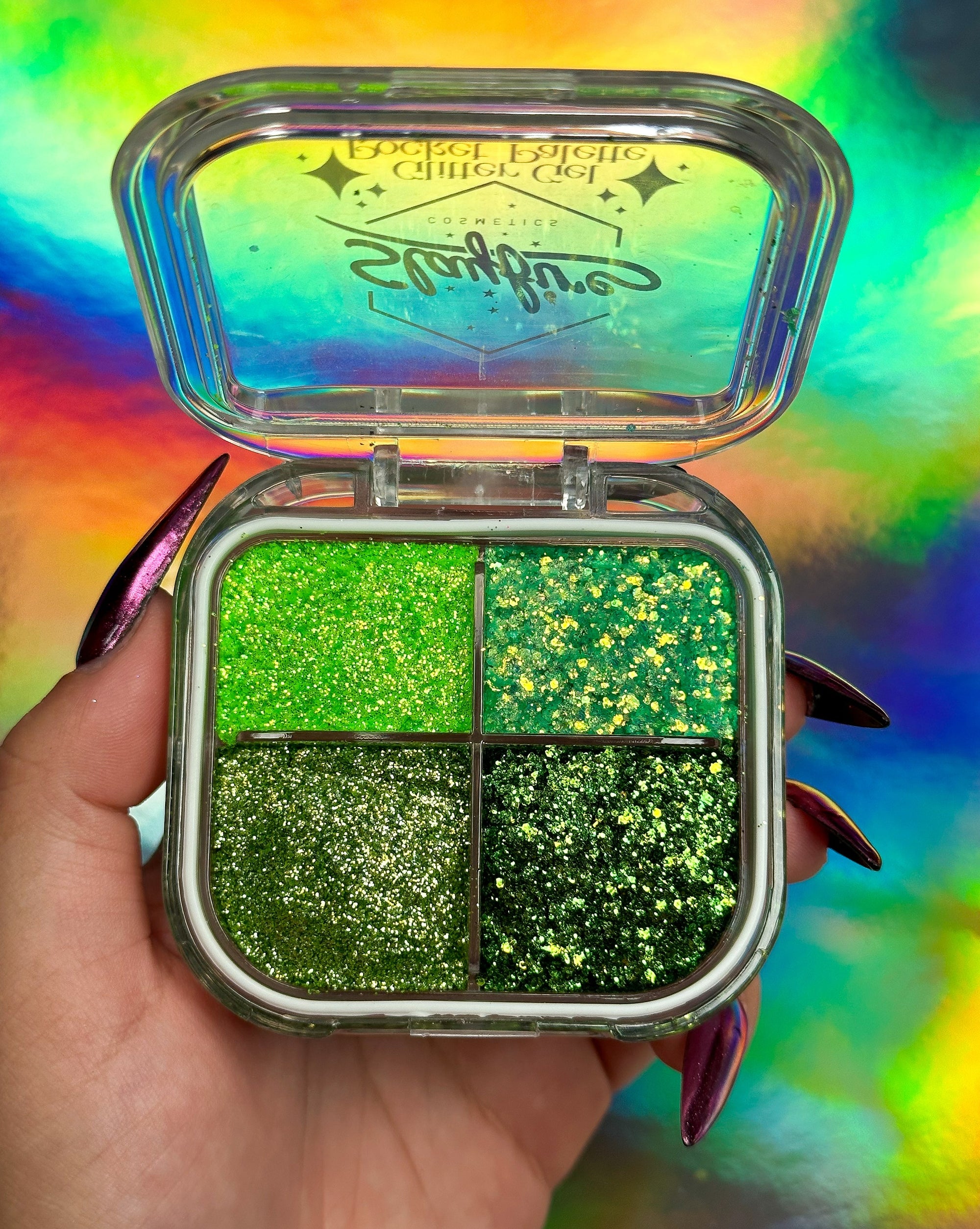 Green Means Glow! - Glitter Gel Pocket Palette