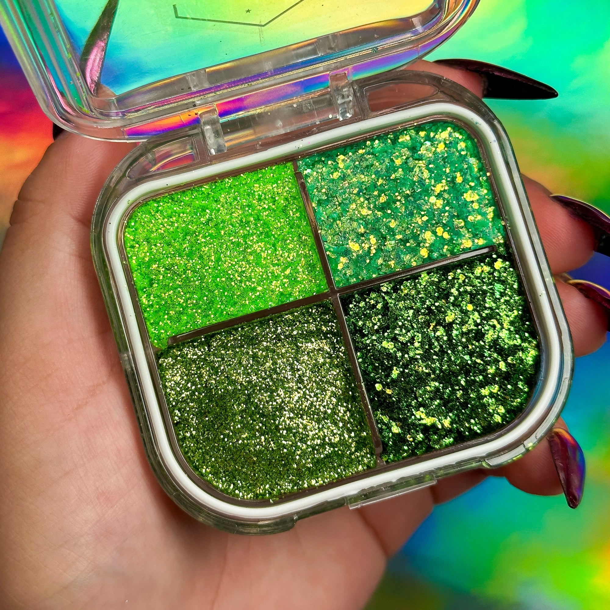 Green Means Glow! - Glitter Gel Pocket Palette