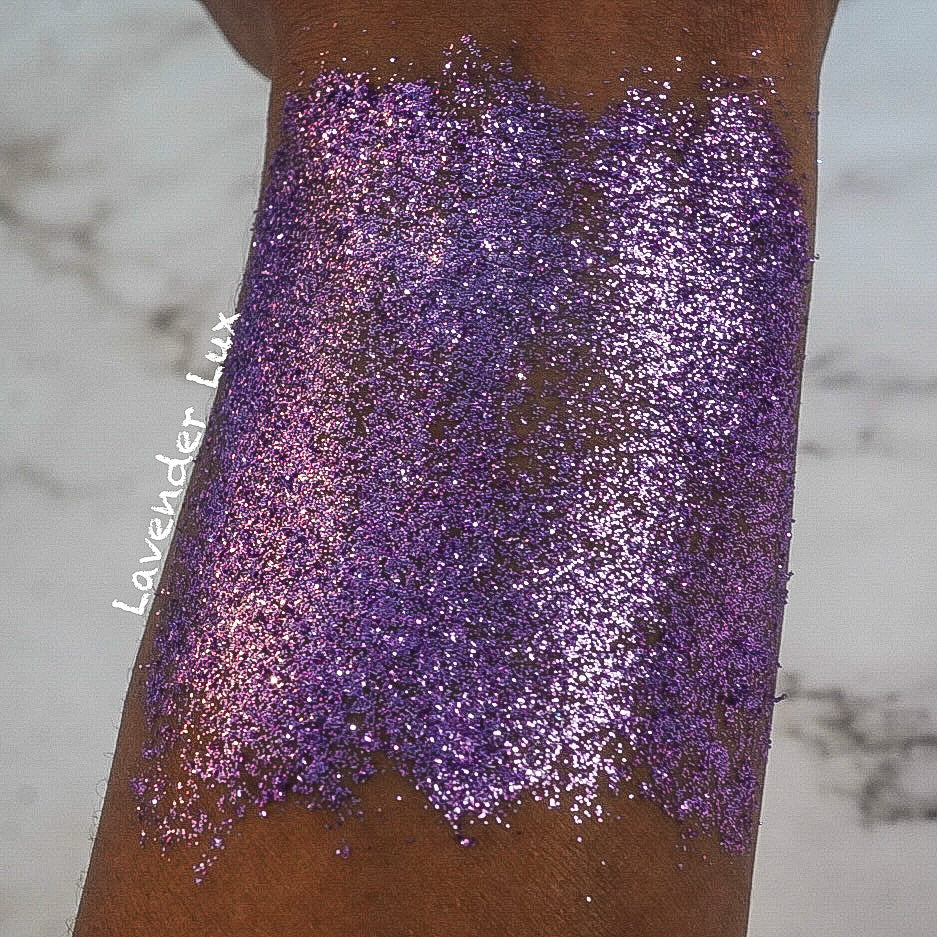 Lavender Luxe Glitter Gel