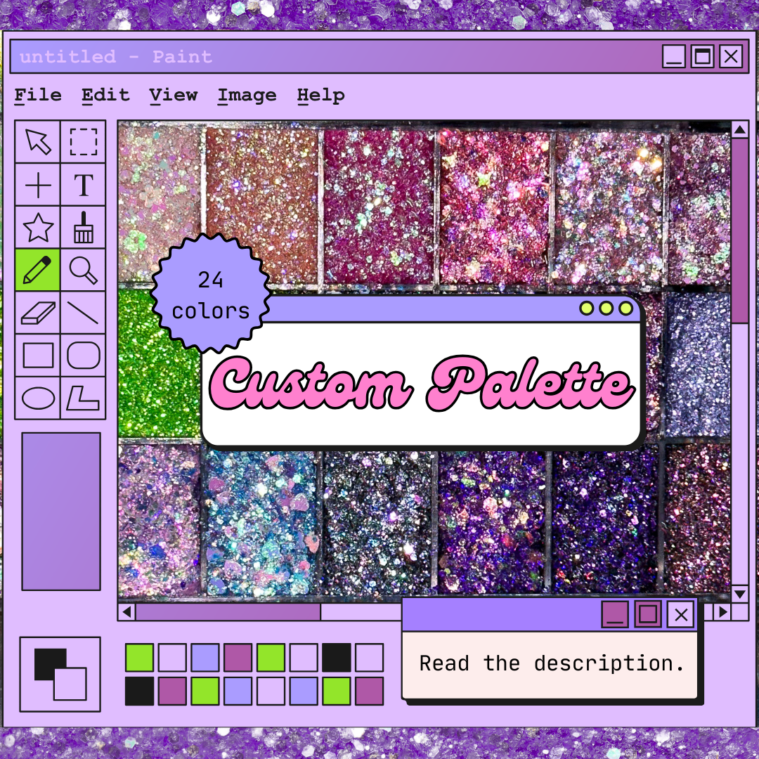 Custom Glitter Palette (24 colors)