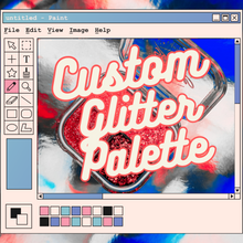 Load image into Gallery viewer, Custom Glitter Gel Pocket Palette (4 colors)
