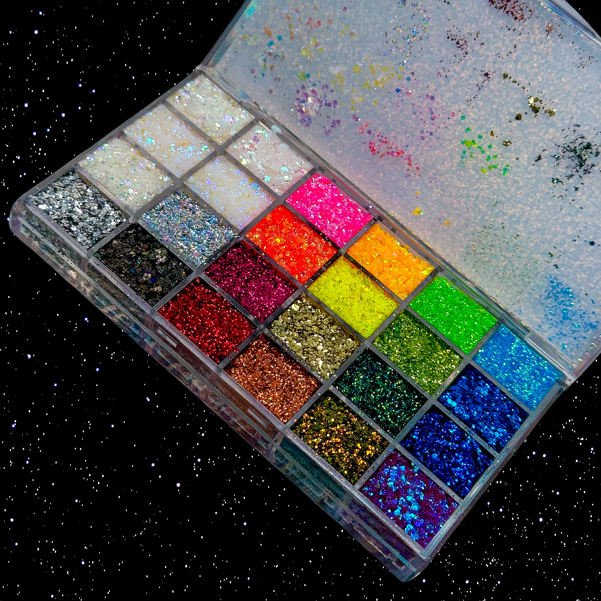 Across the Glitterverse - Mini 24-Color Glitter Palette (PREORDER)