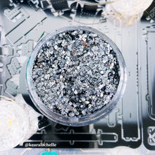 Load image into Gallery viewer, Silver Tongue Glitter Gel - slayfirecosmetics
