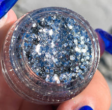Load image into Gallery viewer, Silver Tongue Glitter Gel - slayfirecosmetics
