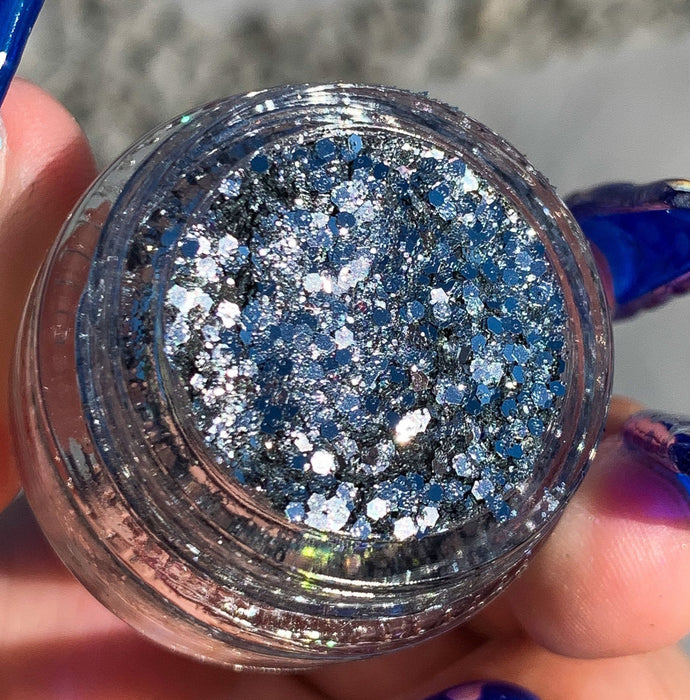 Silver Tongue Glitter Gel - slayfirecosmetics