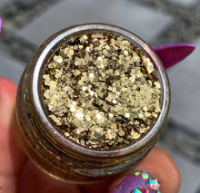 Load image into Gallery viewer, Golden Age Glitter Gel - slayfirecosmetics
