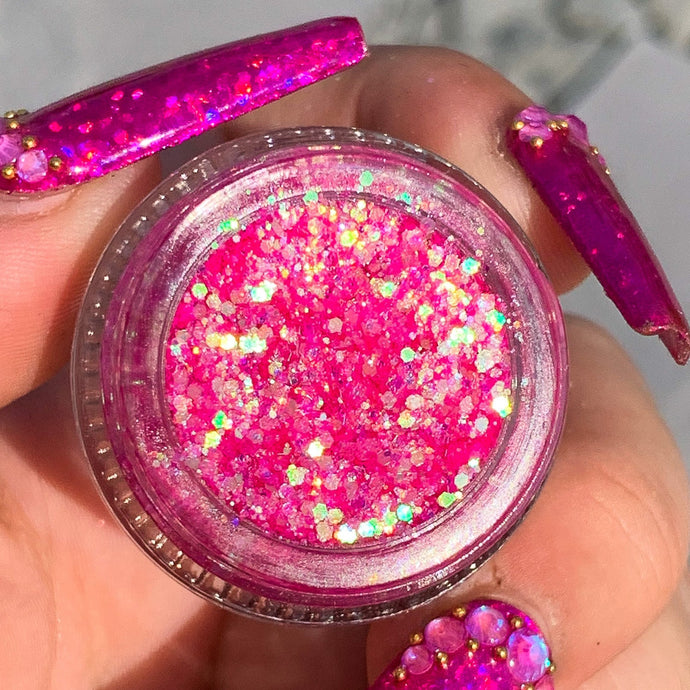 Flirtatious Glitter Gel - slayfirecosmetics