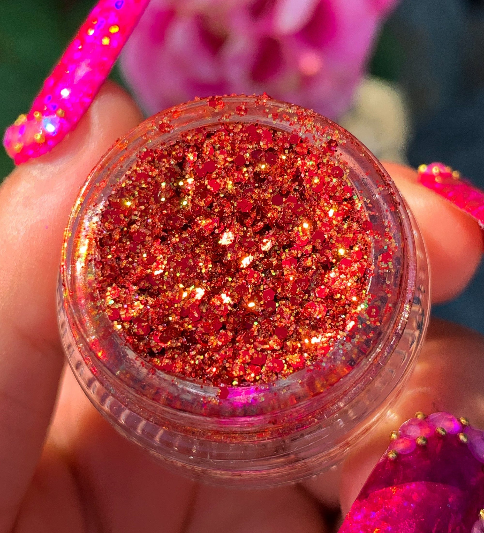 Rosebud Glitter Gel by Biqtch Puddin' - slayfirecosmetics