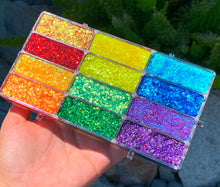 Load image into Gallery viewer, Rainbow Rush Glitter Palette
