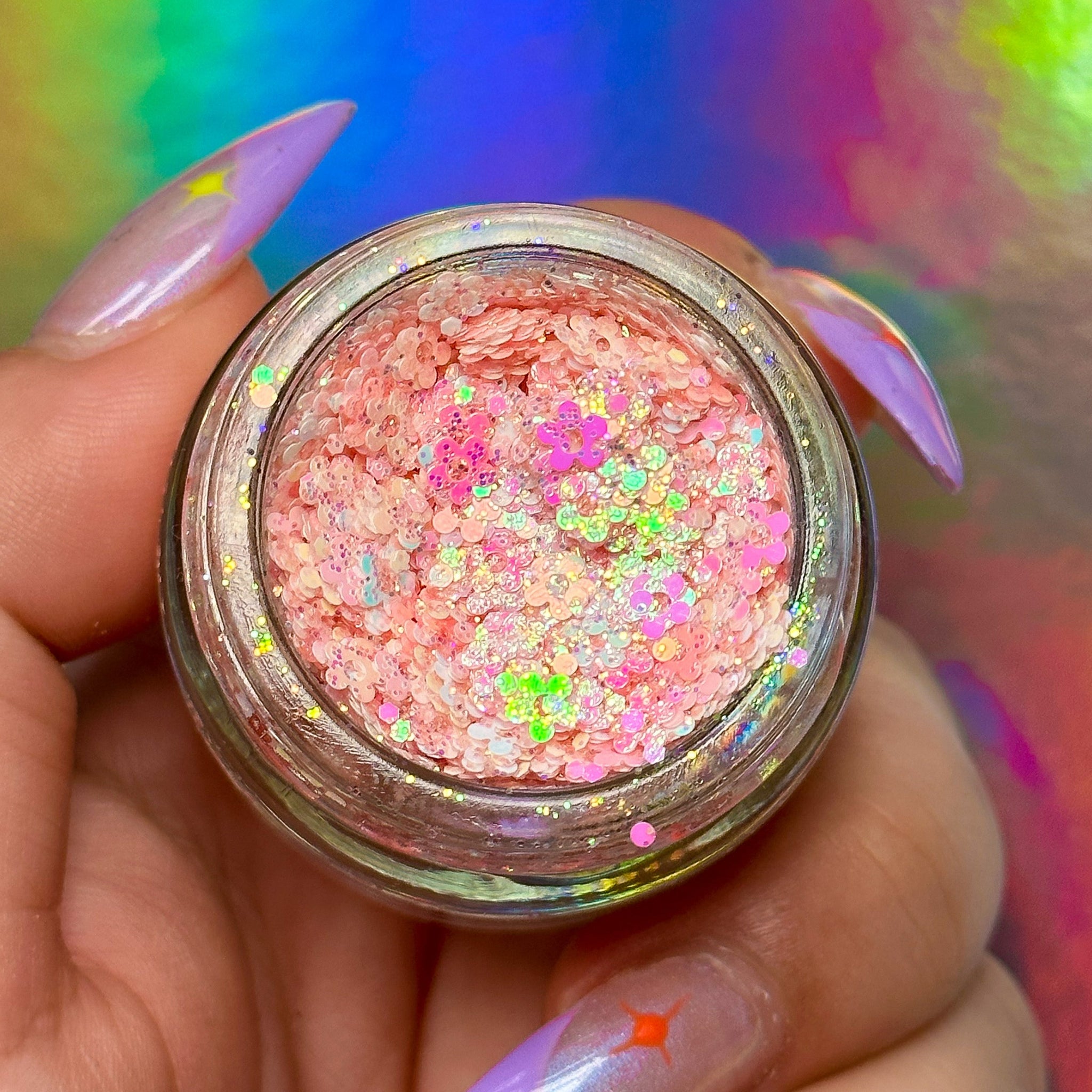 Flower Glitter Gel – slayfirecosmetics