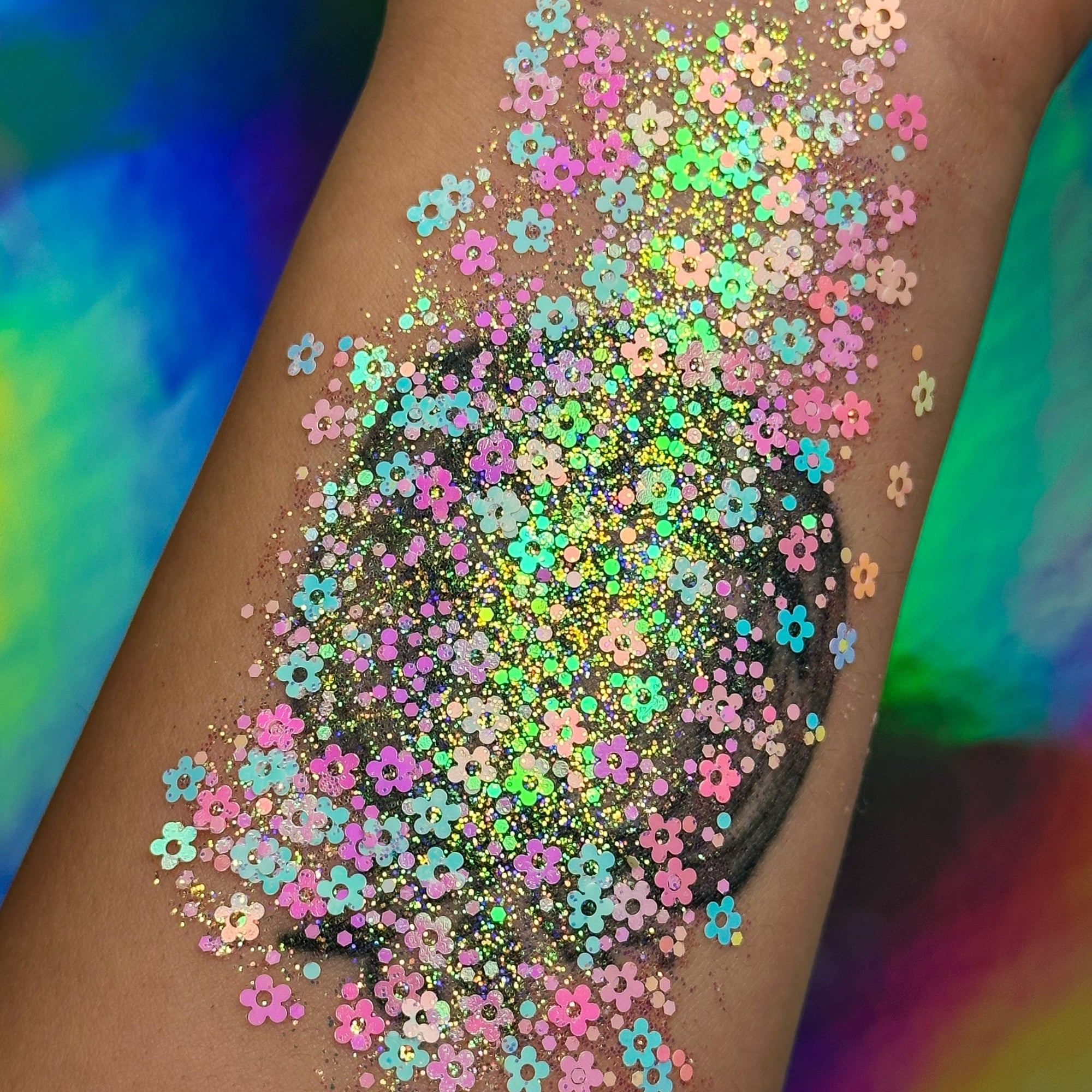 Flower Power Glitter Gel