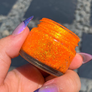 Orange Blast Glitter Gel
