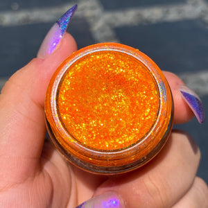 Orange Blast Glitter Gel