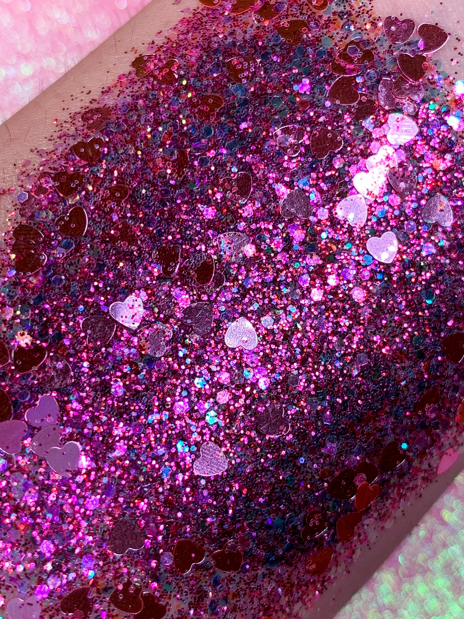 Loose Glitter Set 6 Purple/Pink