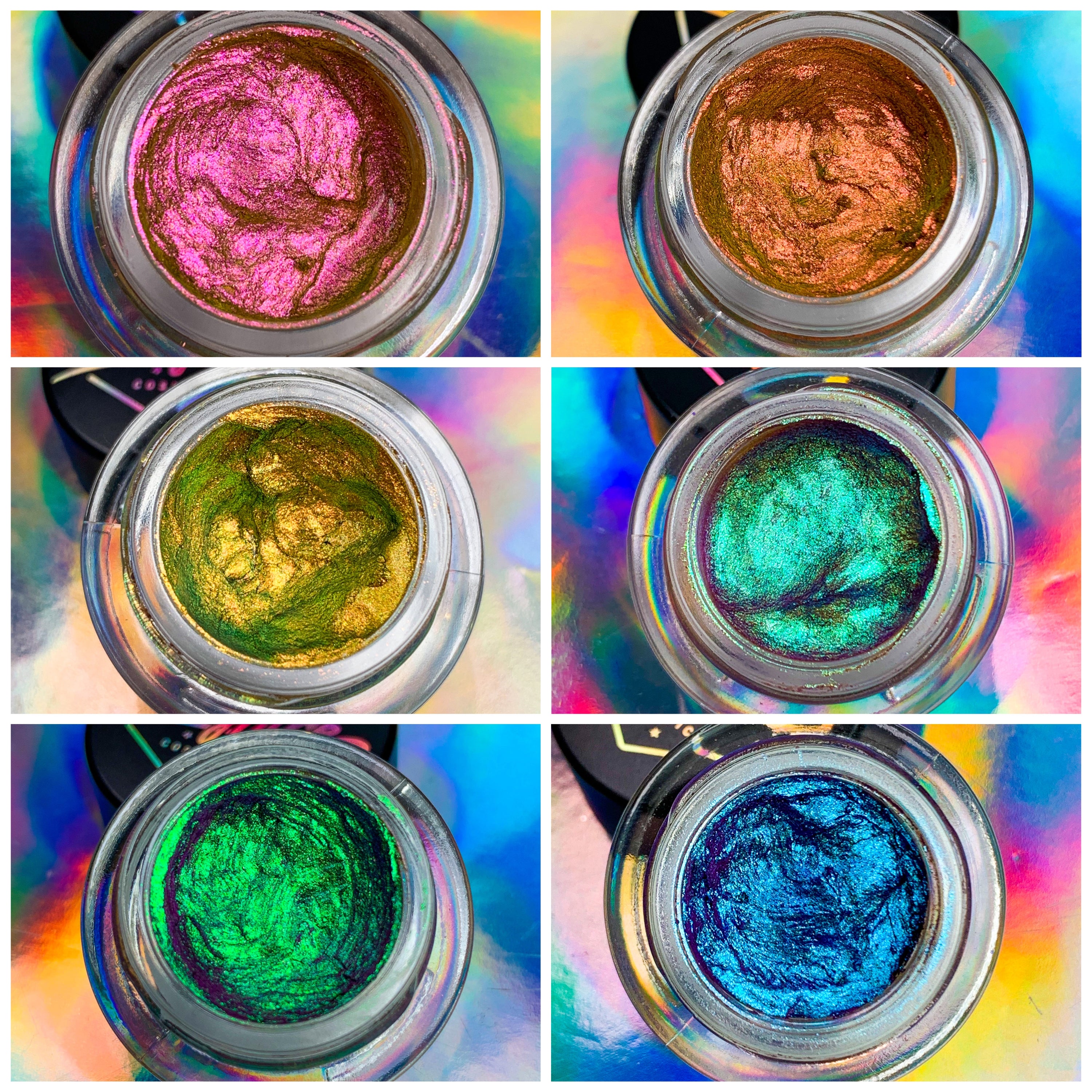 Multichrome Eyeshadow Gel Bundle (6 Piece)