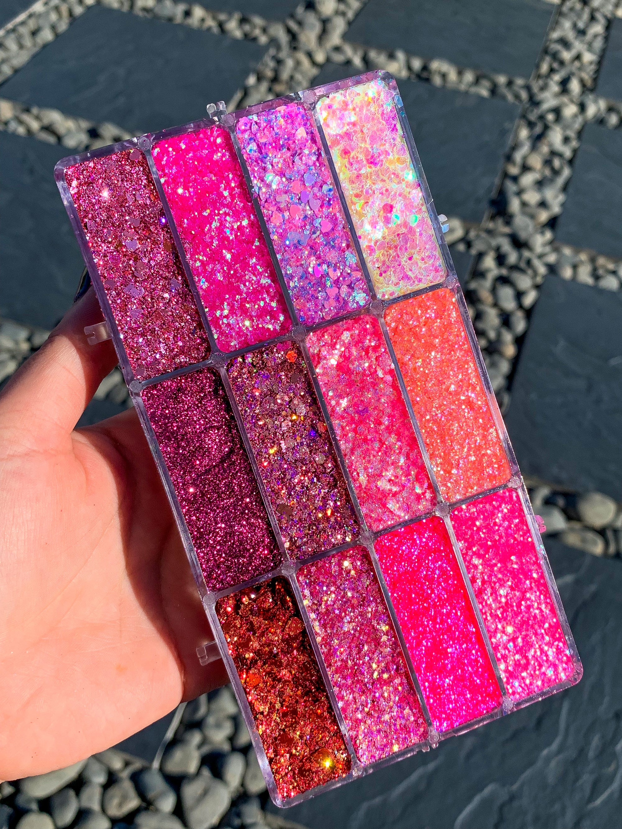 For the Love of Glitter - Valentines Glitter Palette