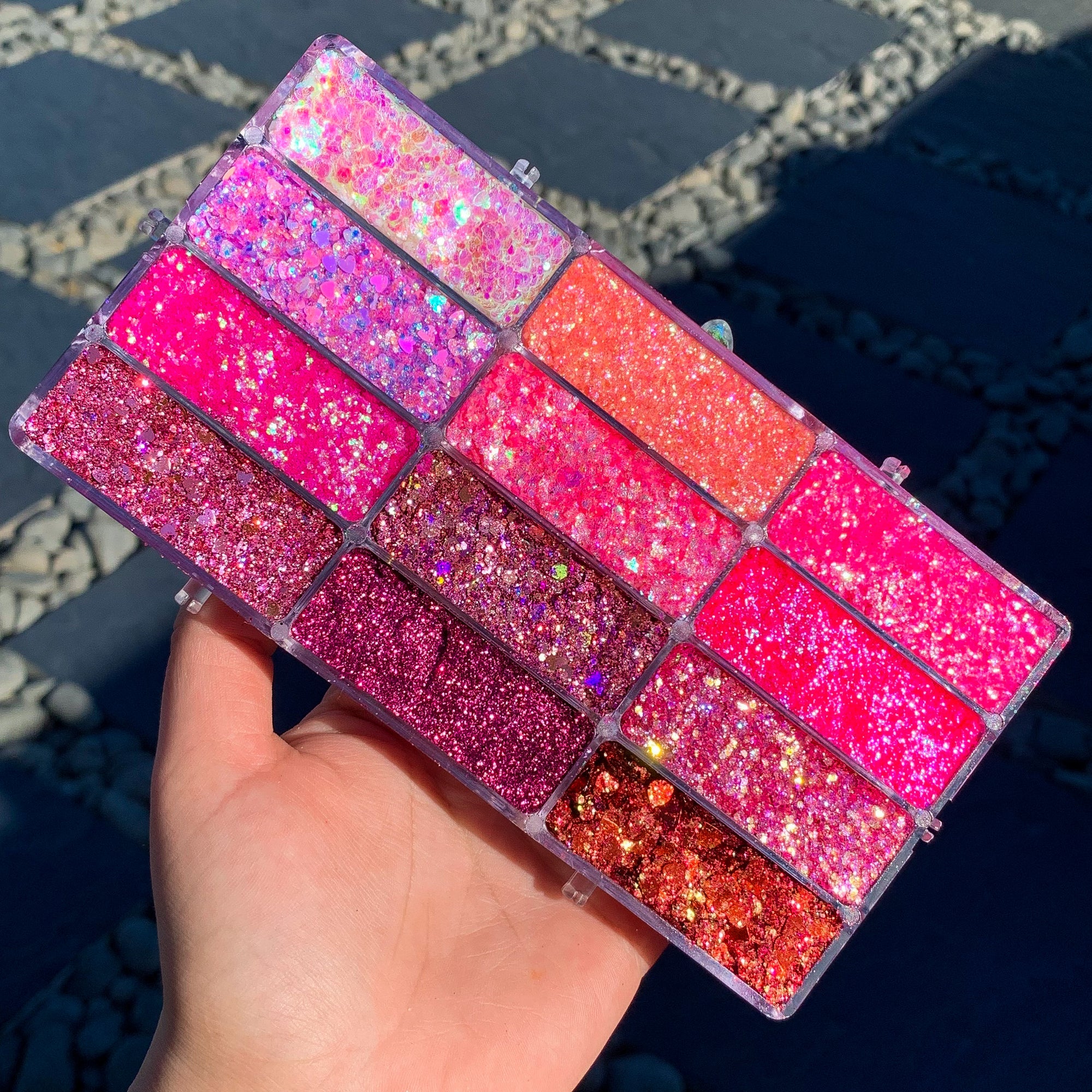 For the Love of Glitter - Valentines Glitter Palette