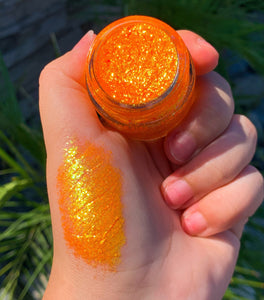 Orange Blast Glitter Gel