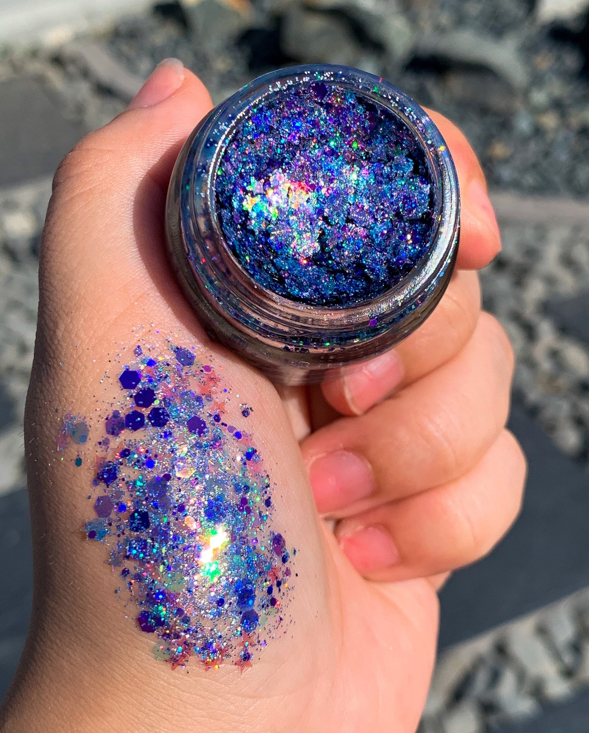 Bubble Beam Glitter Gel