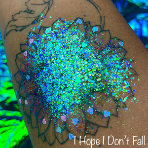 'I Hope I Don't Fall' Glitter Gel by Lillith Van Buren