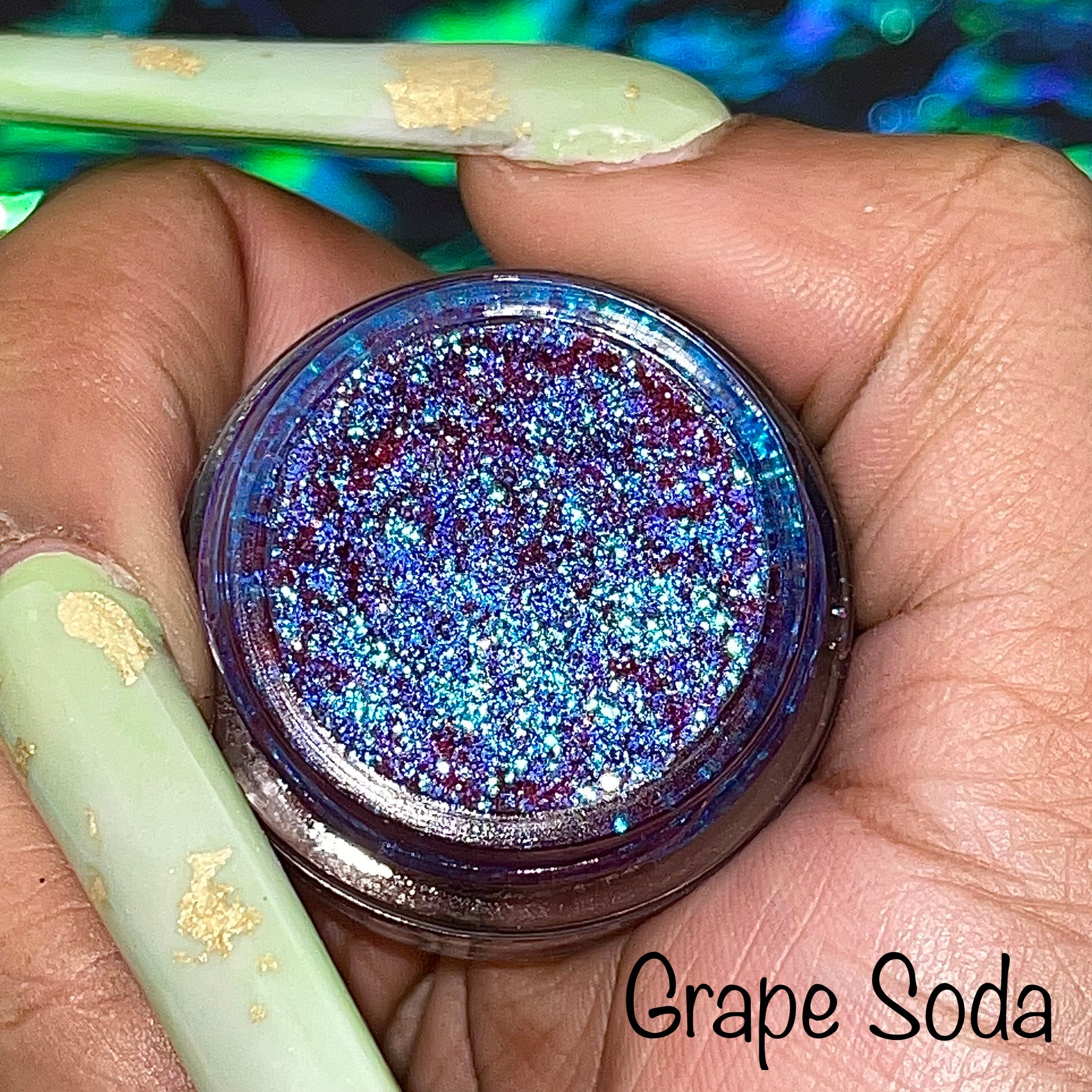 Grape Soda Glitter Gel